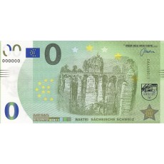 0 Euro biljet Bastei 