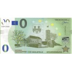 0 Euro biljet Bielefeld Sparrenburg 