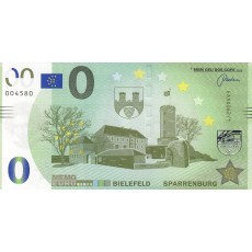 0 Euro biljet Bielefeld Sparrenburg 
