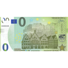 0 Euro biljet Römerberg Frankfurt am Main