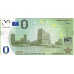 0 Euro biljet Hamburg Hafencity 