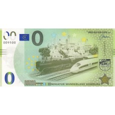 0 Euro biljet Miniatur Wunderland Hamburg 0 Euro biljet Miniatur Wunderland Hamburg