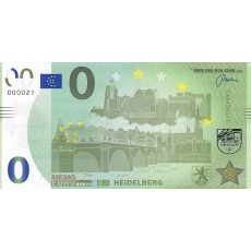 0 Euro biljet Heidelberg