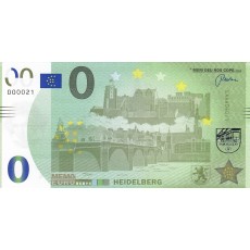 0 Euro biljet Heidelberg 0 Euro biljet Heidelberg
