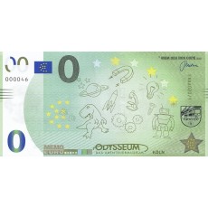 0 Euro biljet Odysseum Keulen 0 Euro biljet Odysseum Keulen