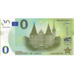 0 Euro biljet Holstentor Lubeck