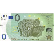 0 Euro biljet Osnabrück Zoo 0 Euro biljet Osnabrück Zoo
