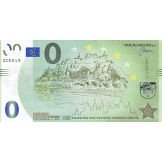 0 Euro biljet Hohensalzburg Kasteel 0 Euro biljet Hohensalzburg Kasteel