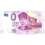 0 Euro souvenir biljet Samsun - 19 Mays 1919