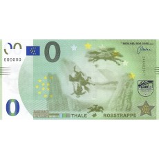 0 Euro biljet Roßtrappe Thale 