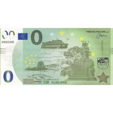 0 Euro biljet Vlieland 