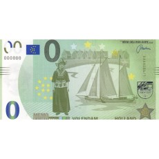 0 Euro biljet Volendam 
