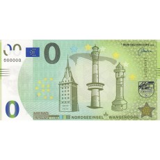 0 Euro biljet Wangerooge 
