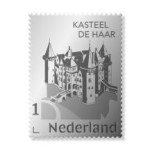 Zilveren Postzegel Kasteel de Haar